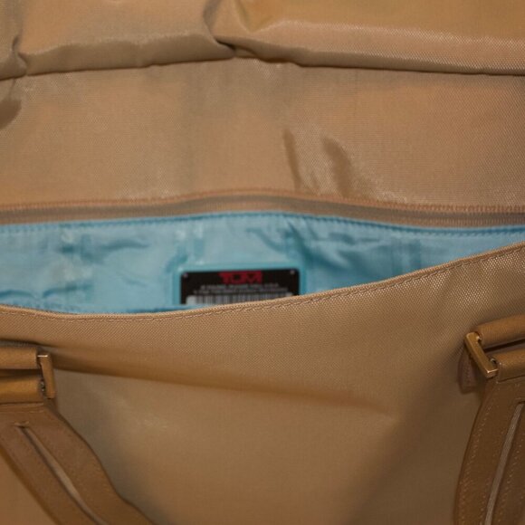 Tumi Ballistic Nylon w/ Leather Trim Tote 16" - Picture 3 of 7